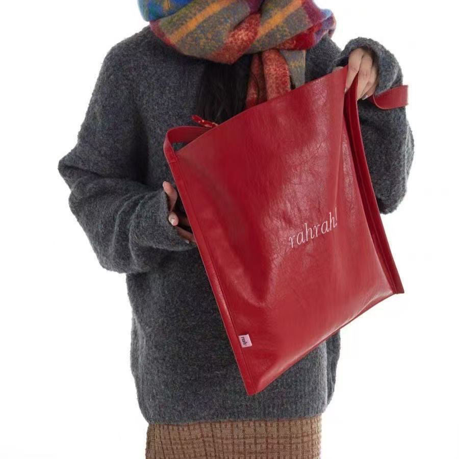 Embroidery Threads In Contrast Colors Original Large Capacity Elegant Shoulder Bag High
