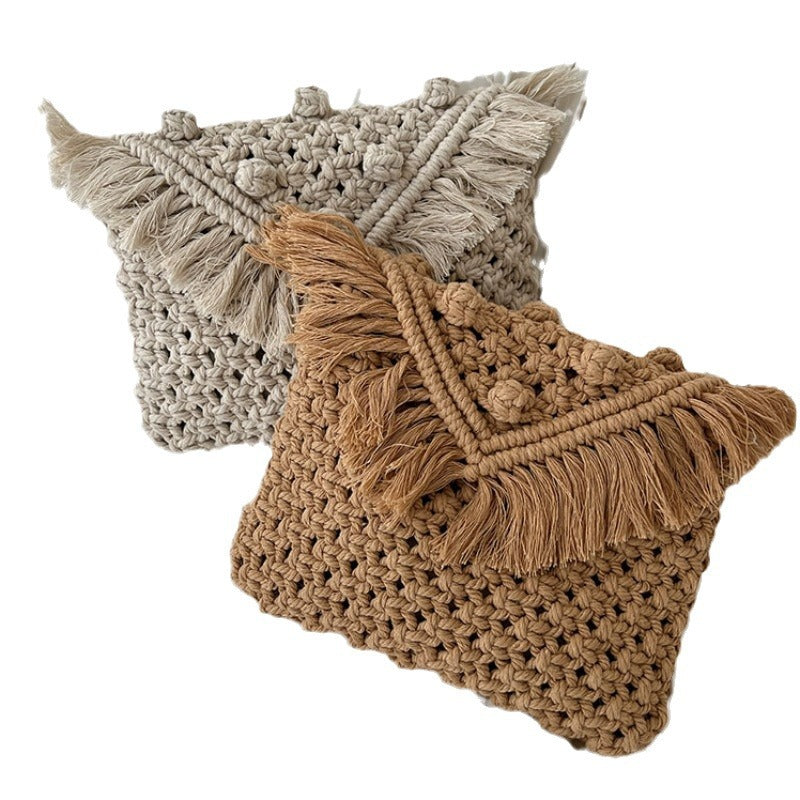Doudou Crossbody Cotton Thread Woven Bag Women