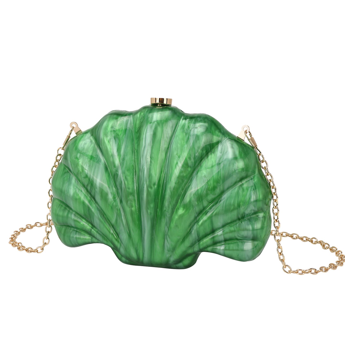 Shell Multicolor Chain Shoulder Messenger Bag