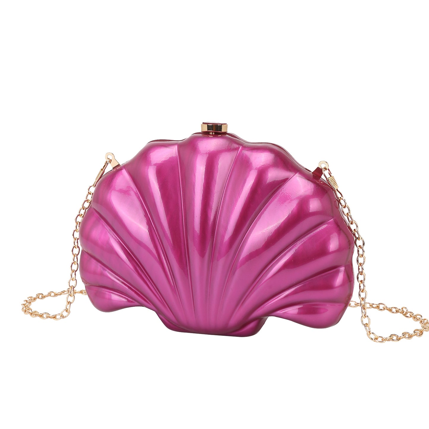 Shell Multicolor Chain Shoulder Messenger Bag