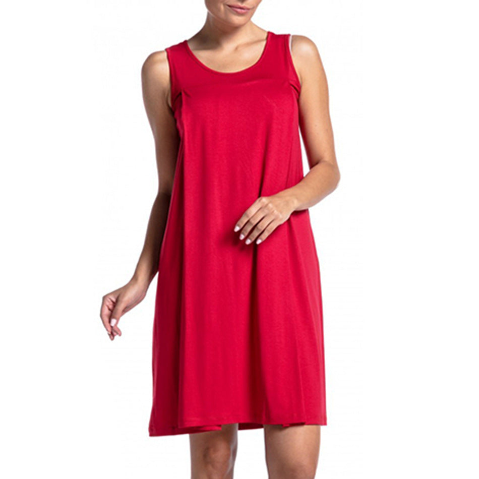 Women's Fashion Solid Color Breastfeeding Dress