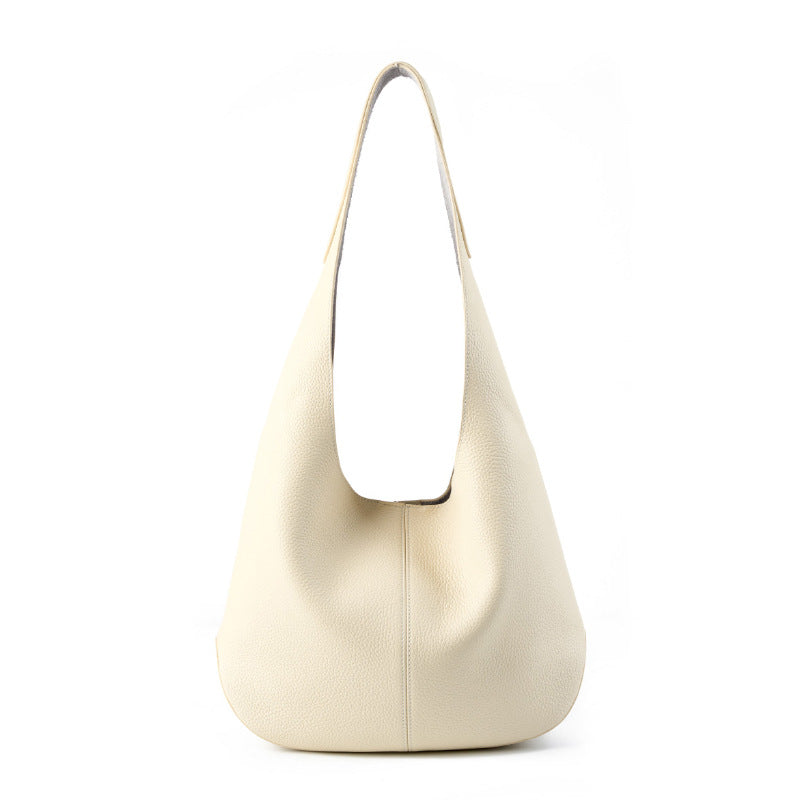 Large Capacity Shoulder Genuine Leather Bag
