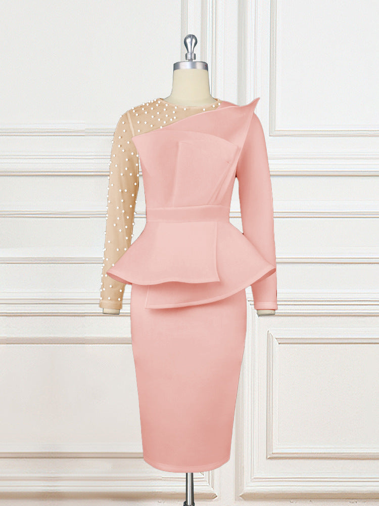 Designer Model Cutting Piece Stitching Dress