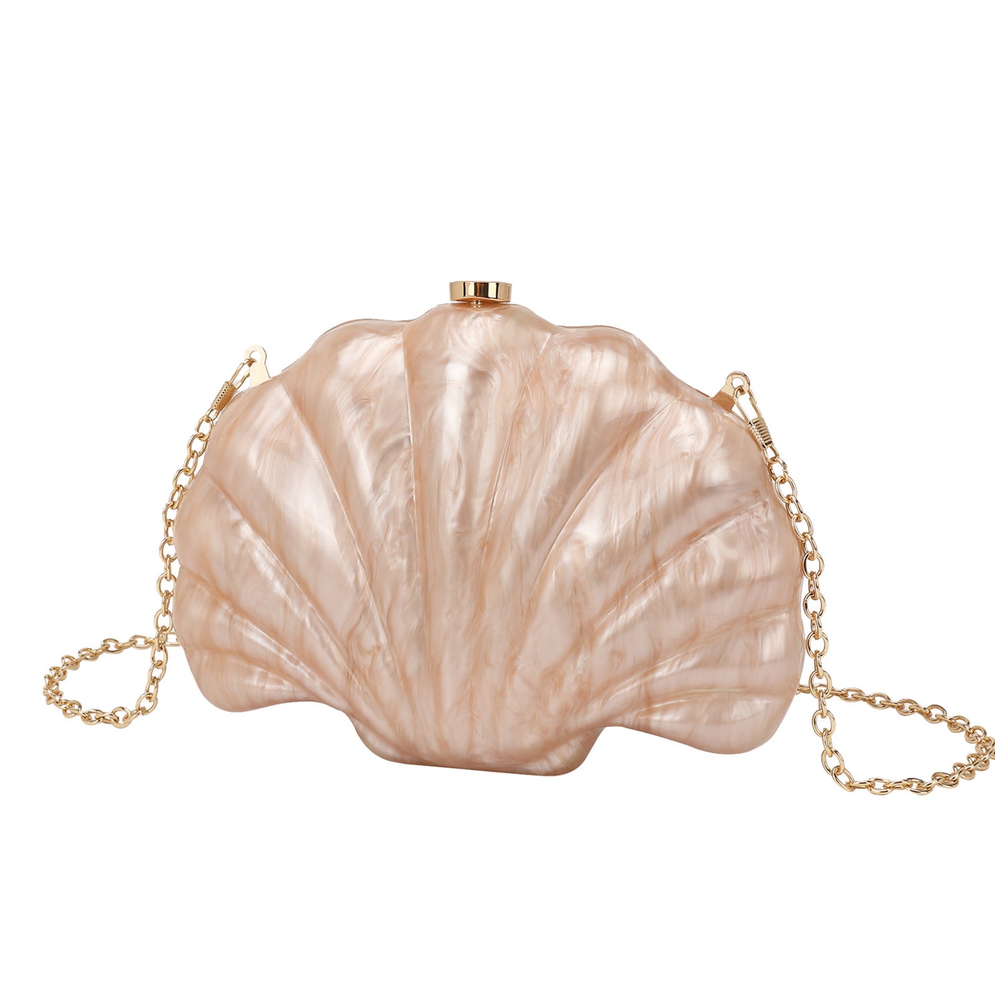 Shell Multicolor Chain Shoulder Messenger Bag
