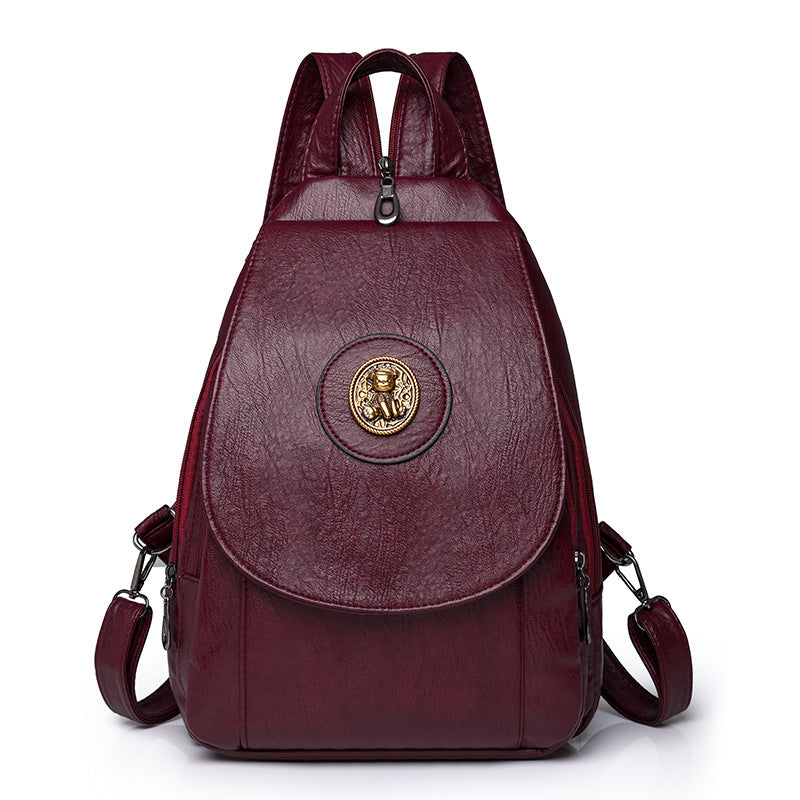 Simple Large Capacity Crossbody Chest Bag Leisure Travel Small Backpack
