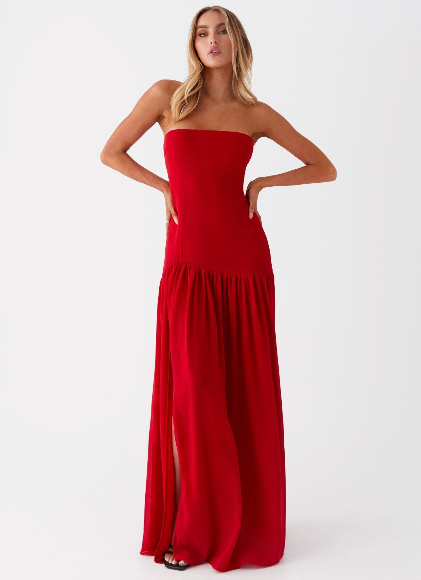 Women's Solid Color Sweet And Spicy Style Sexy Tube Top Dress