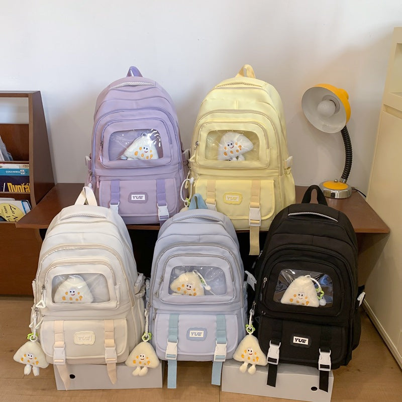 Large Capacity Junior High School Student High School Student Backpack Simple