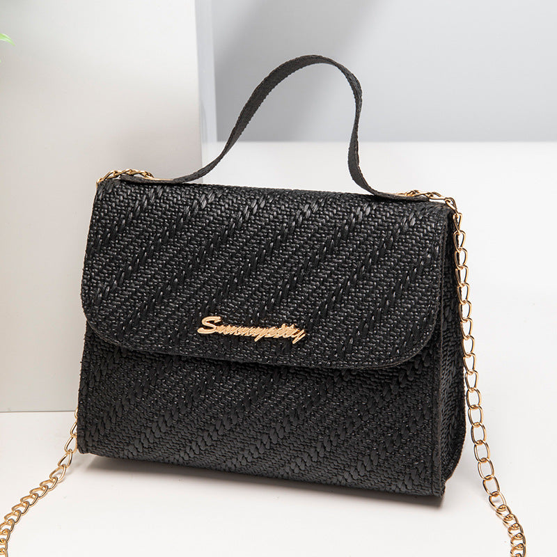 Simple Embossed Chain Simple Handbag