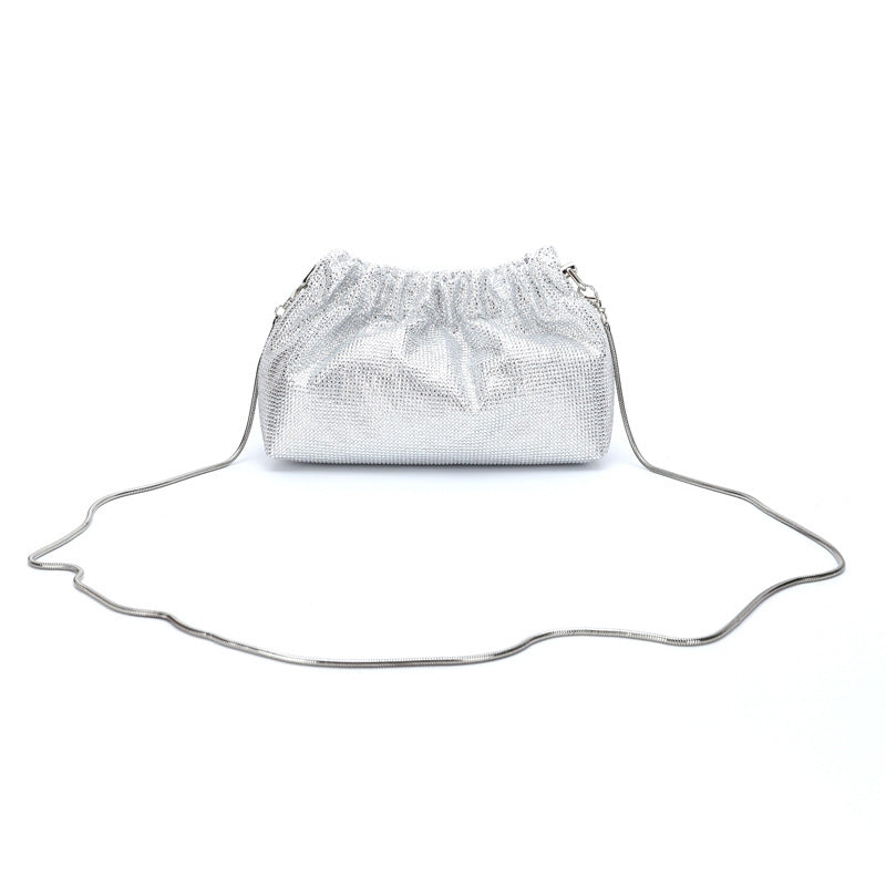 Full Diamond Evening Wear Veneer Drawstring Bag