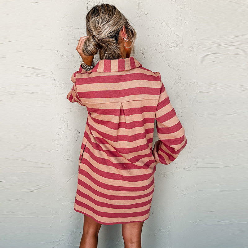 Dress Women's European And American Style With Pockets