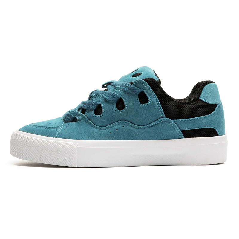 Breathable Color-blocking Board Shoes Couple Bread Shoes