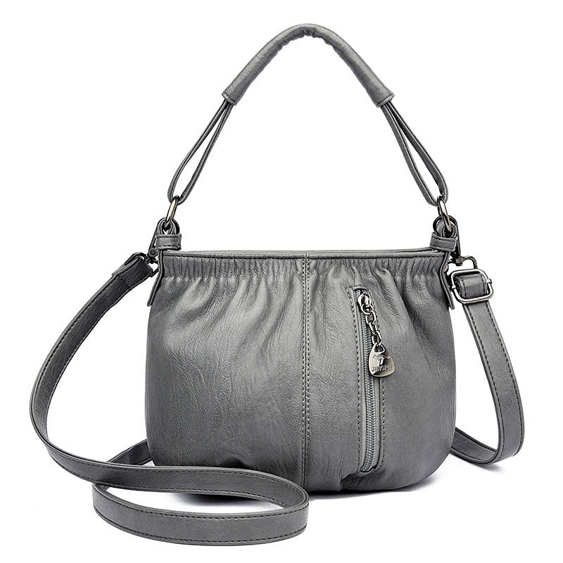 Women's Fashionable Pleated Handbag Simple