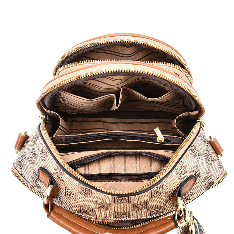 Backpack Simple Crossbody High-grade Retro