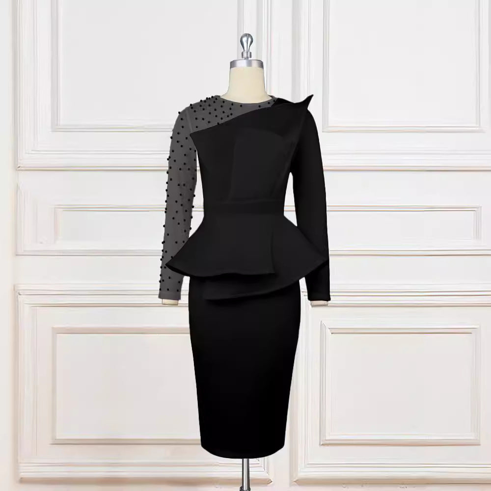 Designer Model Cutting Piece Stitching Dress