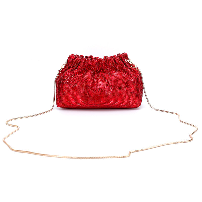 Full Diamond Evening Wear Veneer Drawstring Bag
