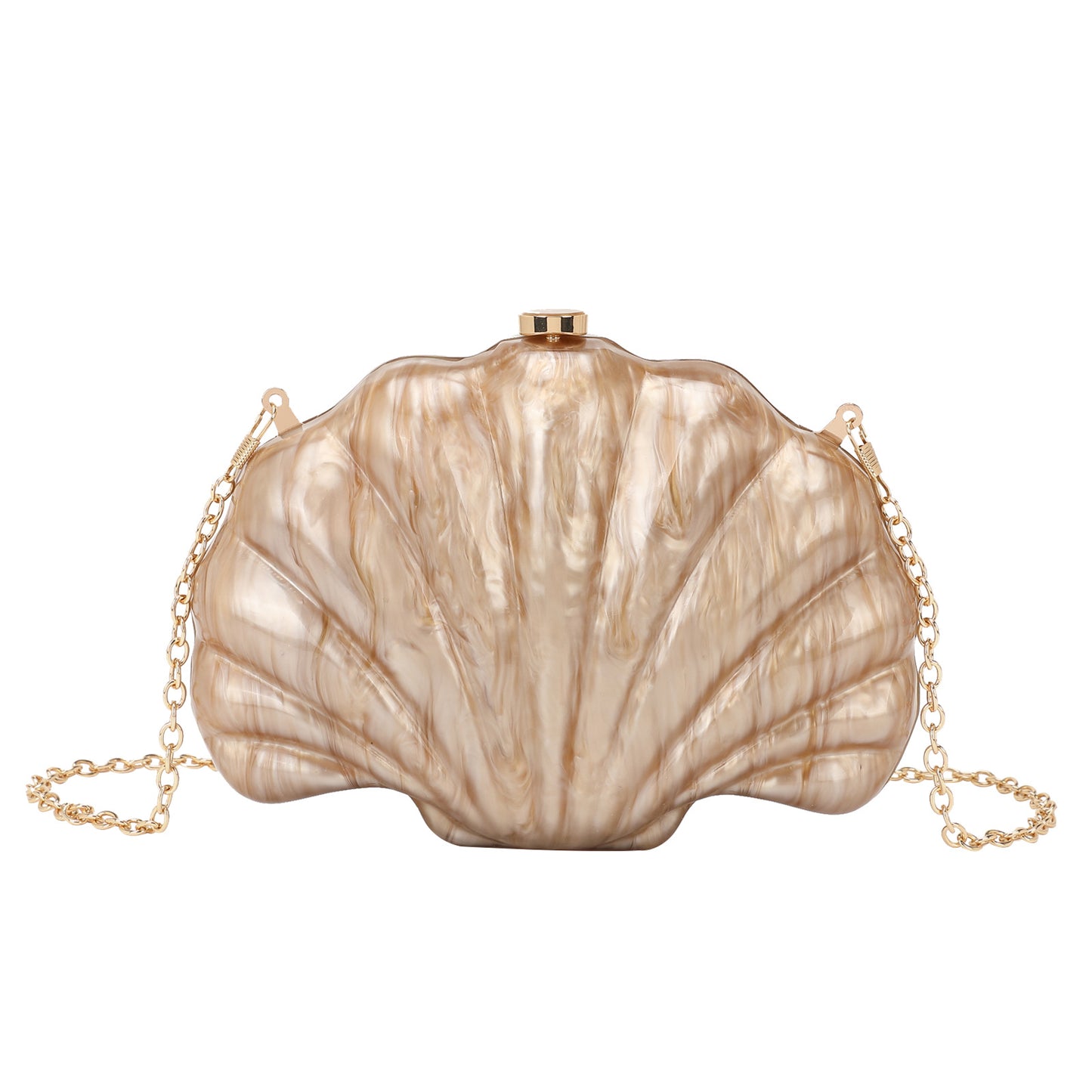 Shell Multicolor Chain Shoulder Messenger Bag
