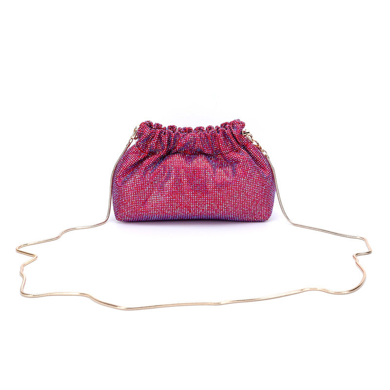 Full Diamond Evening Wear Veneer Drawstring Bag