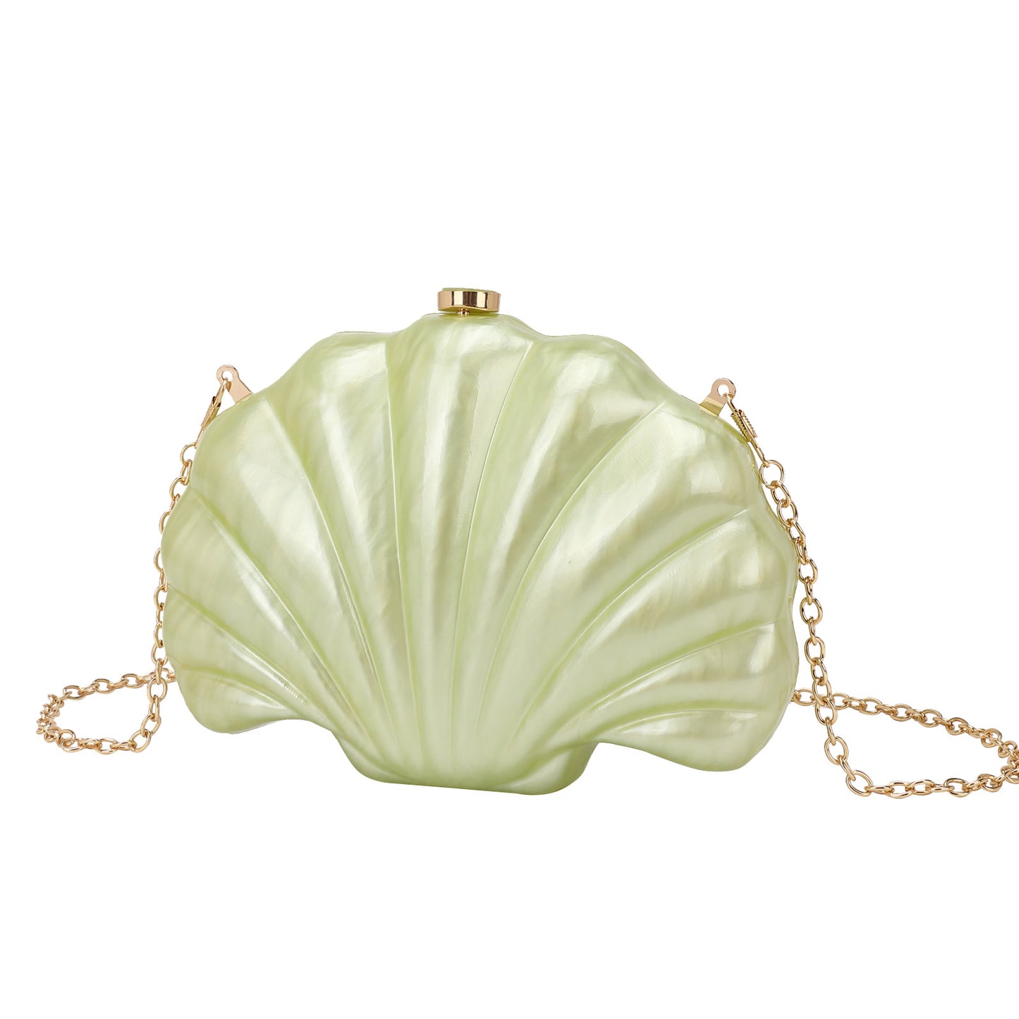 Shell Multicolor Chain Shoulder Messenger Bag