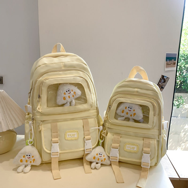 Large Capacity Junior High School Student High School Student Backpack Simple