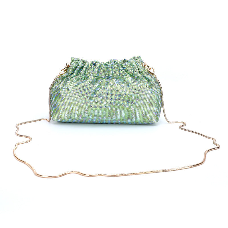 Full Diamond Evening Wear Veneer Drawstring Bag