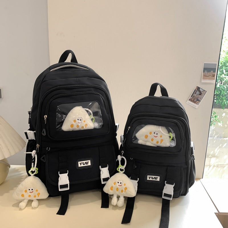 Large Capacity Junior High School Student High School Student Backpack Simple