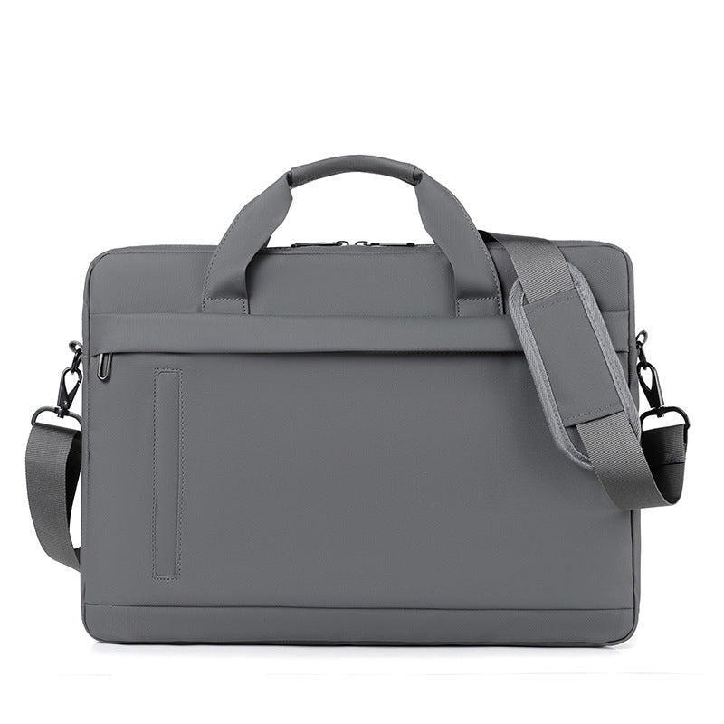 Cross-Border Men's Laptop Briefcase Large Capacity Business Notebook Simple Crossbody Laptop Bag