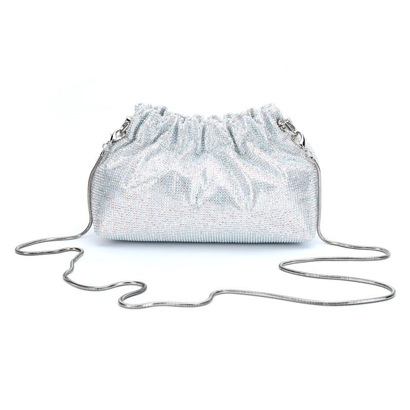 Full Diamond Evening Wear Veneer Drawstring Bag