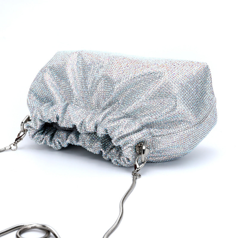 Full Diamond Evening Wear Veneer Drawstring Bag