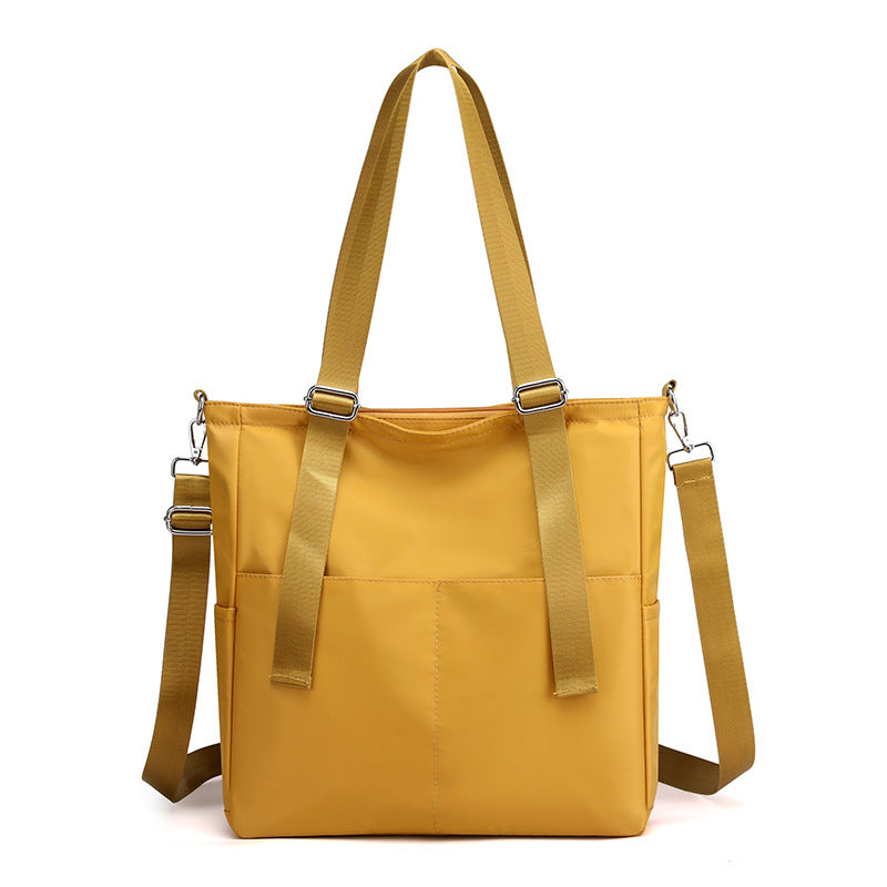 Oxford Cloth Shoulder Bag Large Capacity Casual Tote Bag