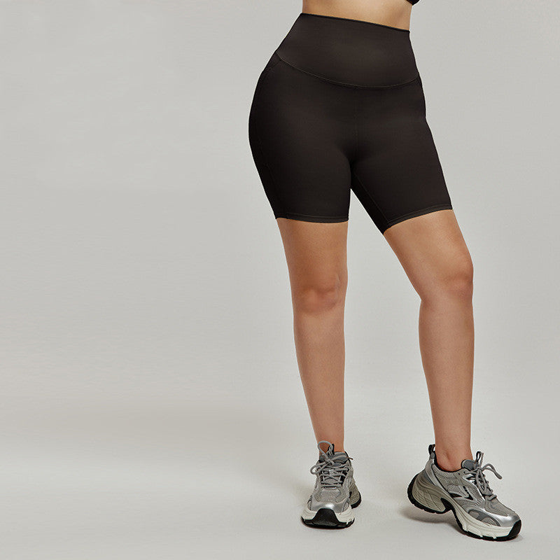 7A Antibacterial Cycling Pants European And American Plus Size Sports Shorts