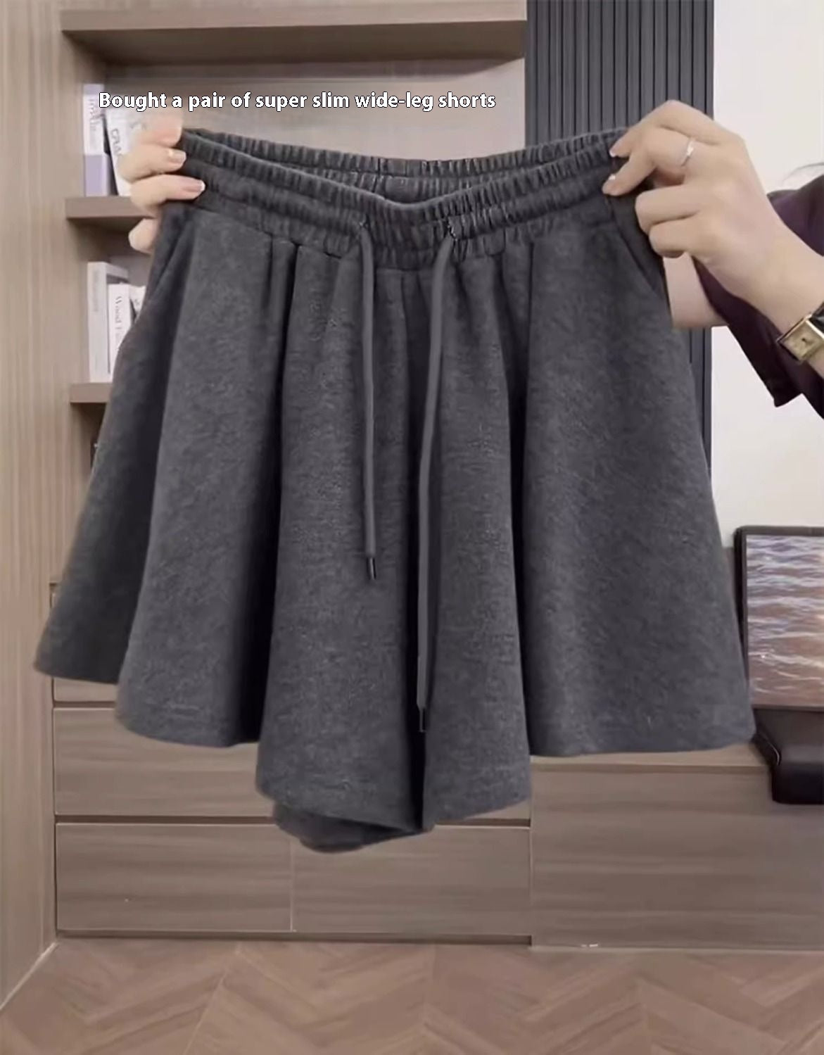 Plus Size Small Gray Sports Casual Shorts