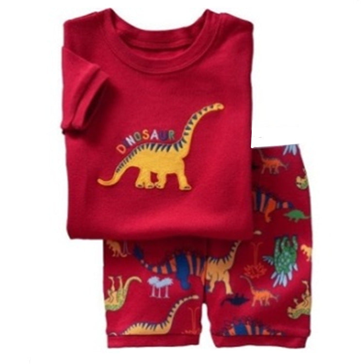 Children's Suit Summer Dinosaur Short-sleeved Shorts