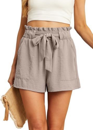 Women's Short Belt Pocket Summer Casual