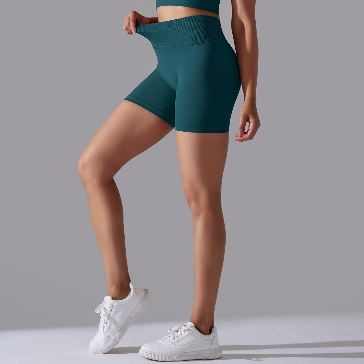 Hip Raise Skinny High Elastic Yoga Shorts