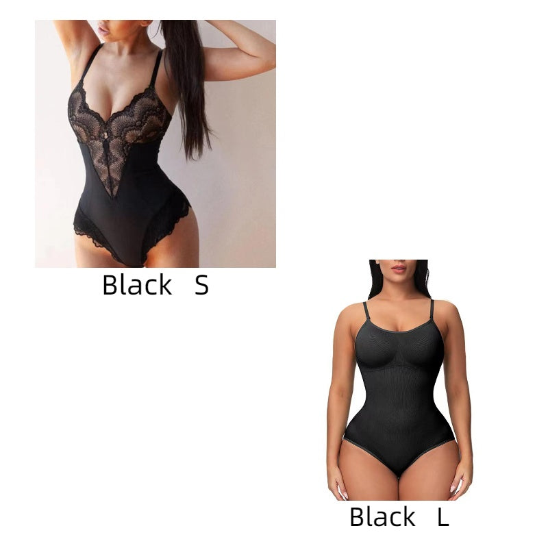 Lace Lace Stitching Bodysuit Erotic Lingerie Women