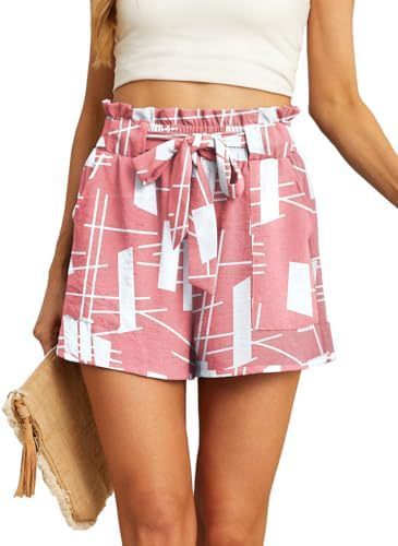 Women's Short Belt Pocket Summer Casual