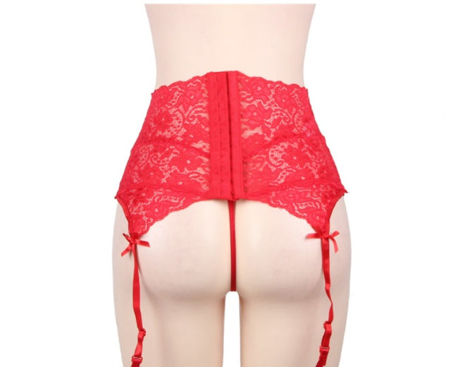Sexy Lingerie Uniform Temptation Bow Three-point Garter Tight-fitting Sexy Suit