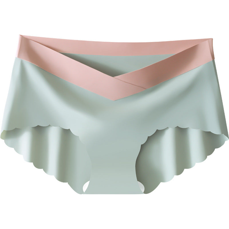 Women's Fashion Ice Silk Pregnant Women's Underpants