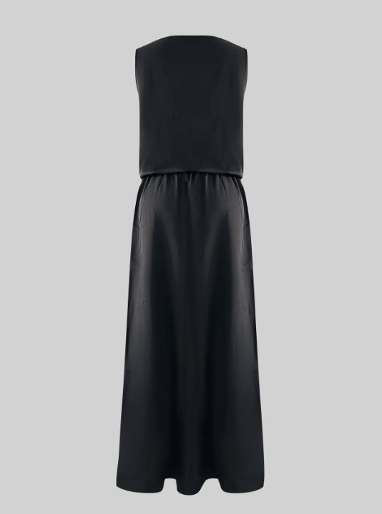 Women's Fashion Casual Round Neck Sleeveless Dress