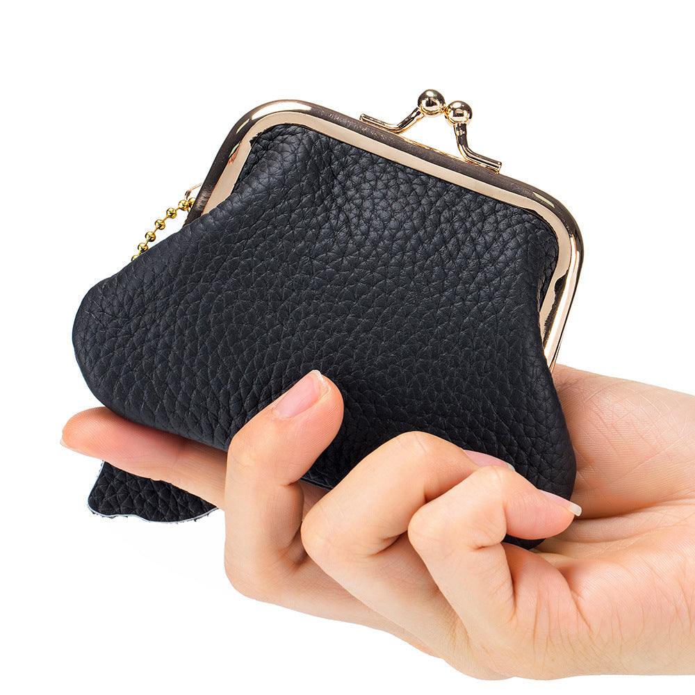 Women's Genuine Leather Small Retro Coin Purse