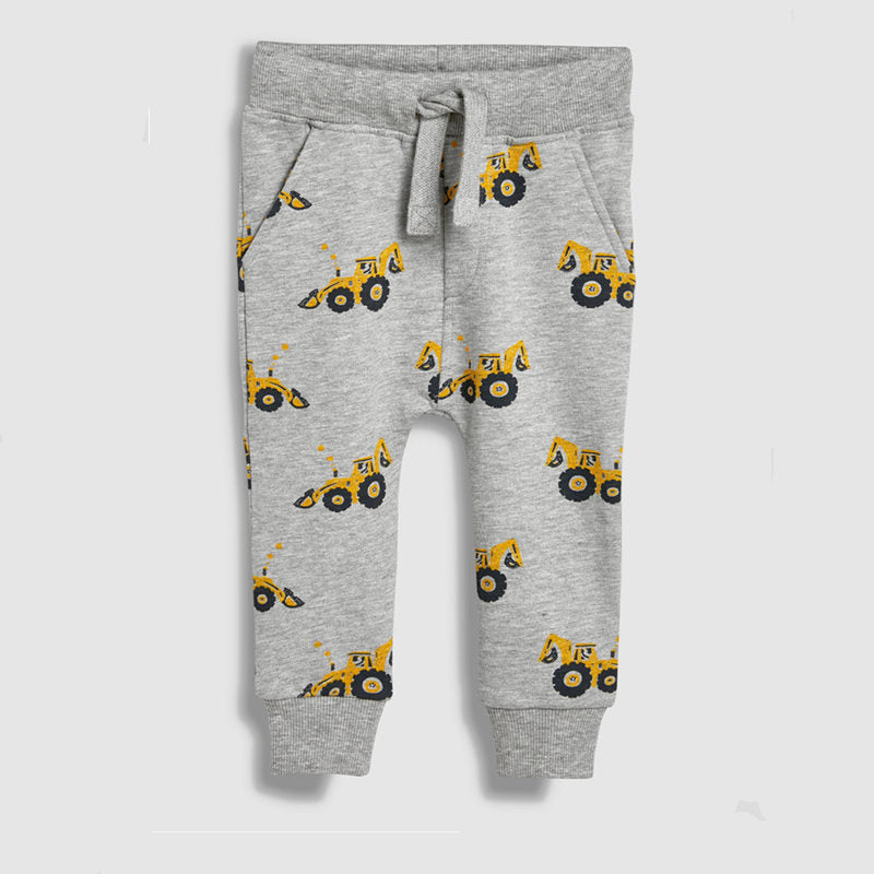 Boys And Girls Middle And Small Children's Cotton Terry Trousers