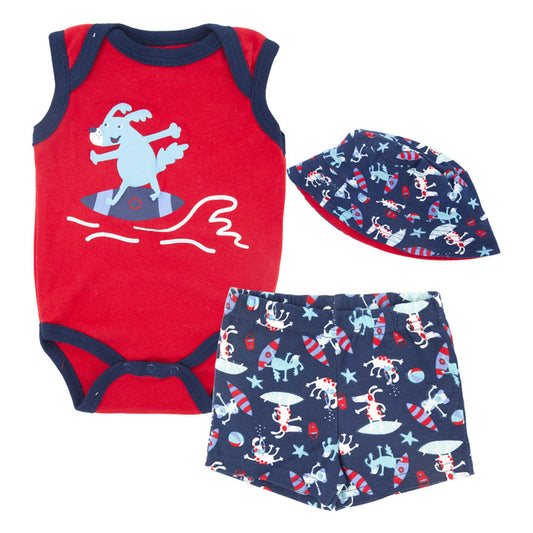 Summer Short-Sleeved Jumpsuit Pants Newborn Baby Romper Suit