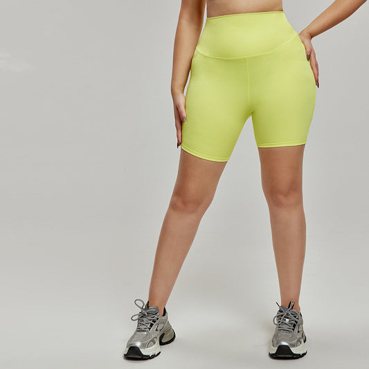 7A Antibacterial Cycling Pants European And American Plus Size Sports Shorts