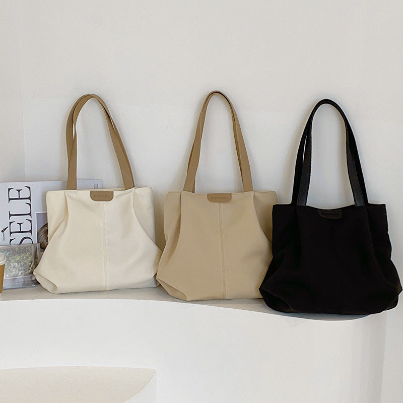 Women's Large-capacity Fashion Casual Tote Bag Nylon Portable Shoulder Bag