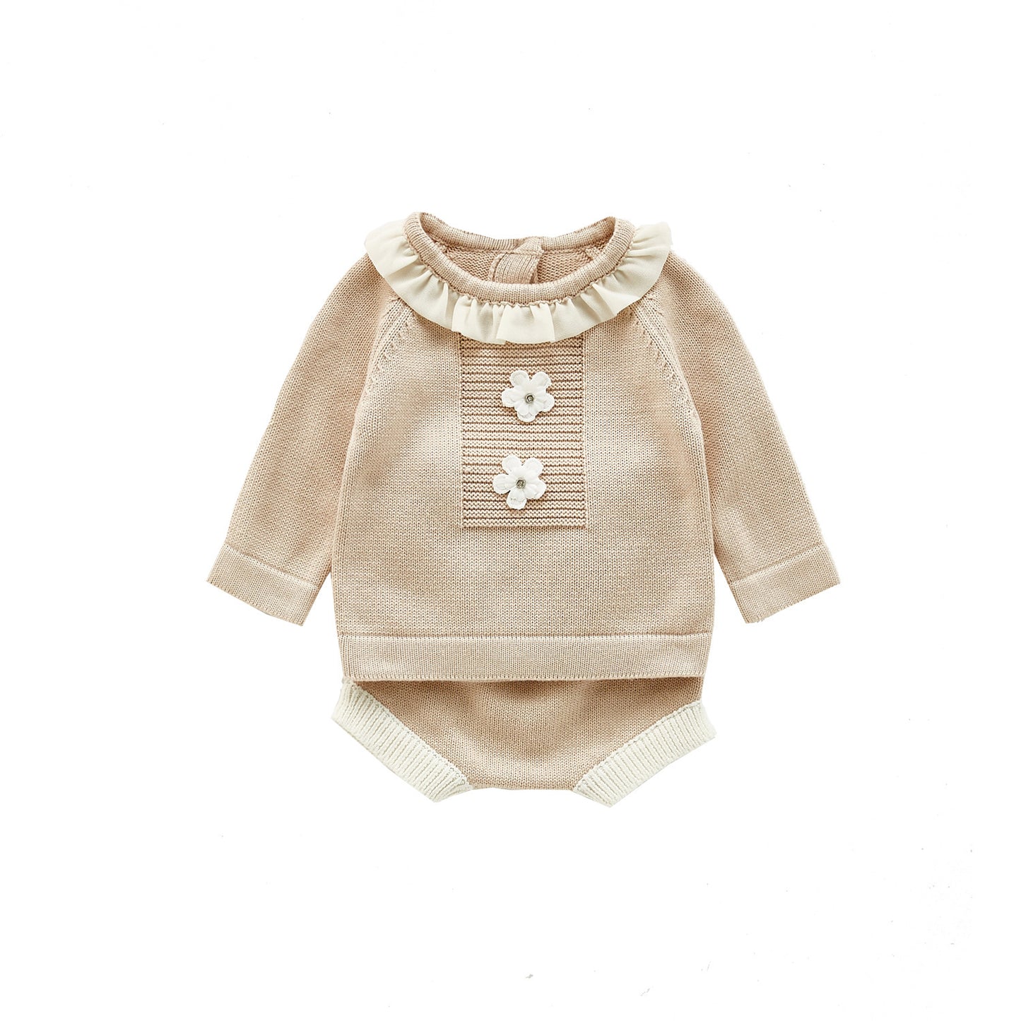 Children's knitted sweater suit