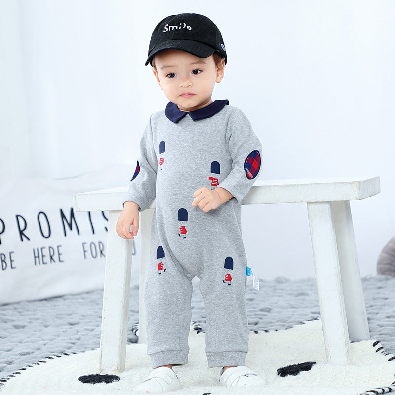 Baby print romper