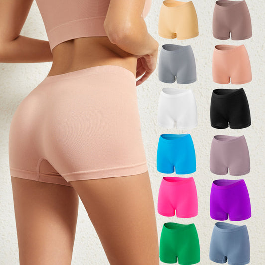 Women's Underwear Plus Size Plump Girls Invisible Boxer Safety Pants