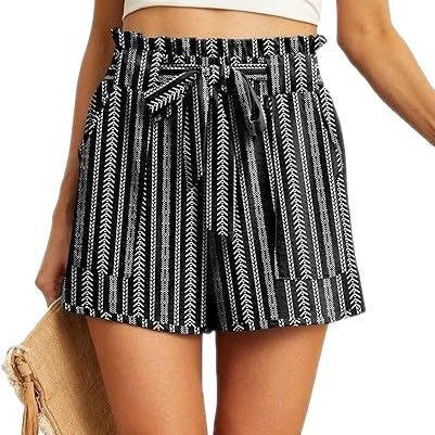 Women's Short Belt Pocket Summer Casual
