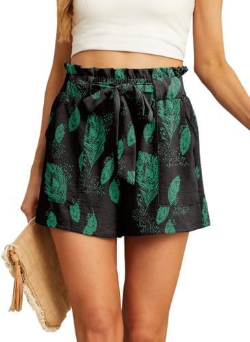 Women's Short Belt Pocket Summer Casual