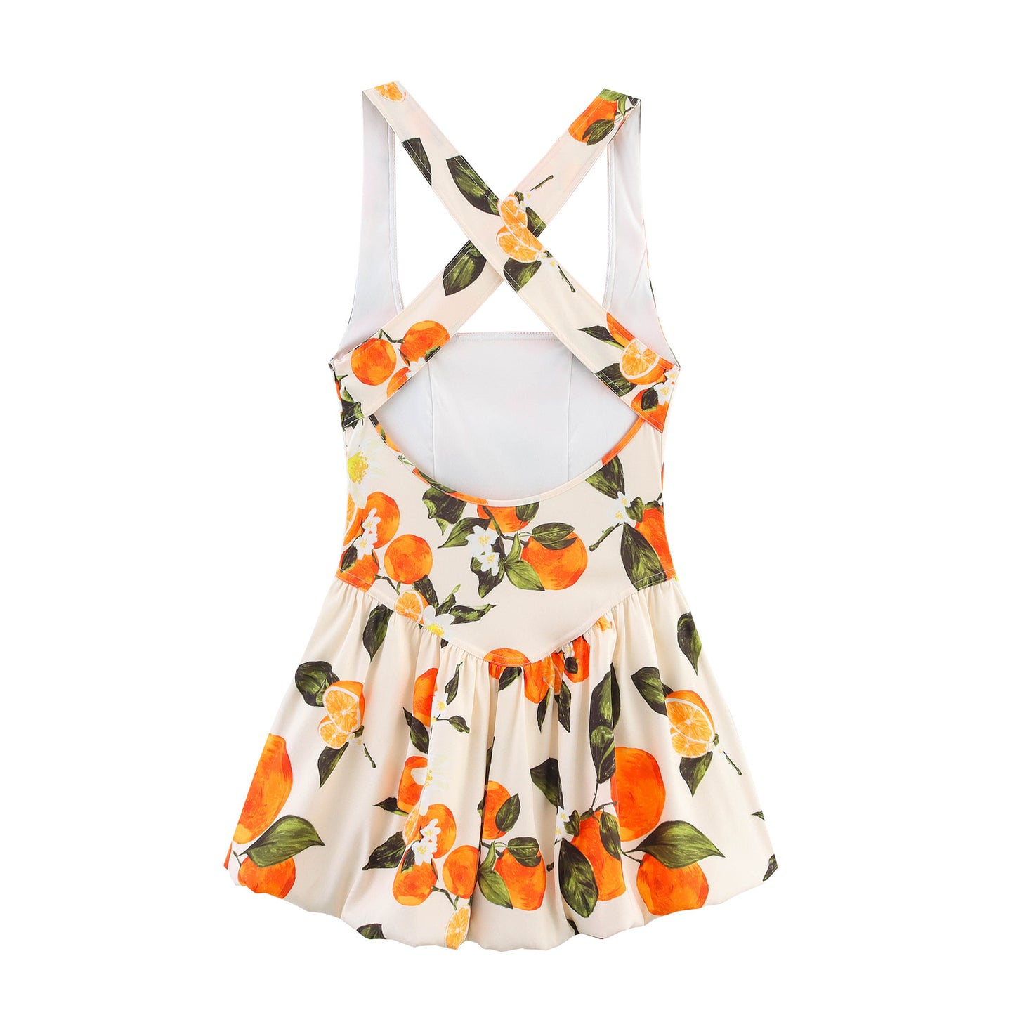 Sleeveless Printed Short Dress For Women